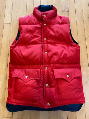 Chaleco acolchado de plumón de colección para hombre marca Swan pequeño muy bonito ¡Envío gratuito! Foto 1 de 4