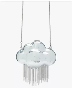 Borsa a tracolla Kate Spade Shade Crystal impreziosita 3d Cloud novità pochette nuova - Foto 1 di 8