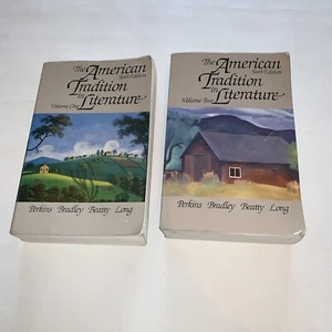 The American Tradition In Literature Volume One & Two Perkins Bradley Beatty 6th - Imagen 1 de 3