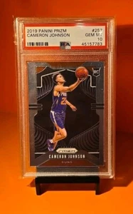 2019-20 Panini Prizm Cameron Johnson RC Rookie #257 PSA 10 GEM MINT - Picture 1 of 2
