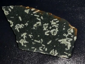 Chinese Writing Stone slab- 4 7/8"   x 2 5/8  " rough- cabbing- NEW MATERIAL - Picture 1 of 3