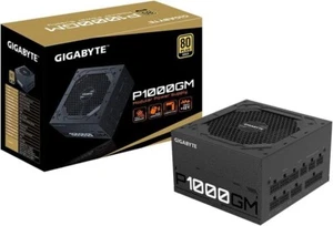 Gigabyte P1000GM 1000W PSU 80 PLUS Gold Fully Modular, High-Quality Power Supply - Picture 1 of 3