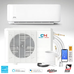 18000 BTU Mini Split Heat Pump Air Conditioner 24 SEER 1.5 TON 230V - Picture 1 of 12
