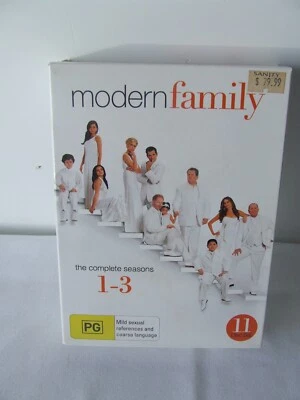Modern Family dvd set boxset seasons 1-3 tv series region 4 - image 1 of 3