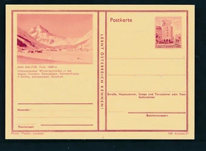 1.50 Buildings Picture Post Card Galtür, 103rd Edition, unused (BPK8) - Picture 1 of 1