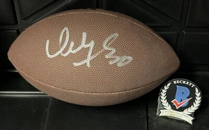 Icky Woods signed/signiert Wilson NFL Football UNLV Bengals Bas/Beckett - Bild 1 von 4