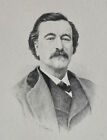 PAUL BERT (1833-1886) PORTRAIT GRAVURE 19 ème, né à AUXERRE , MEDECIN
