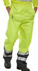 B-Seen Belfry Trousers High Visibility Waterproof Two Tone Safety Hi Vis Elastic