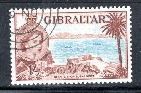BRITISH GIBRALTAR  STAMPS  USED LOT  1787AY Cover