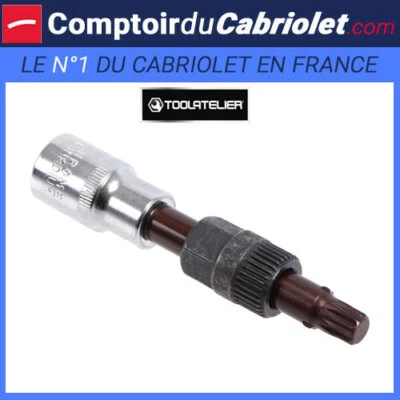 DPAN ToolAtelier® - Douille XZN M10x110 - 1/2" pour poulie débrayable d'alternateur