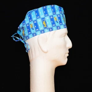 Minions Movie & School Locker Theme Scrub Hat Rare - Picture 1 of 1