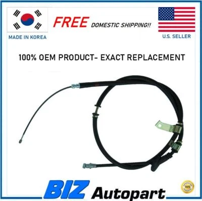 OEM ! PARKING BRAKE CABLE REAR LEFT for 1999-2005 HYUNDAI SONATA OE# 59760-38005 - Image 1 of 4