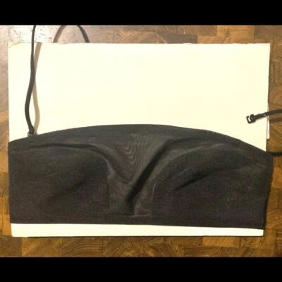 Sujetador de malla H&M lencería M AGOTADO inalámbrico LIMITADO negro sexy taza suave taza pequeña Foto 1 de 2