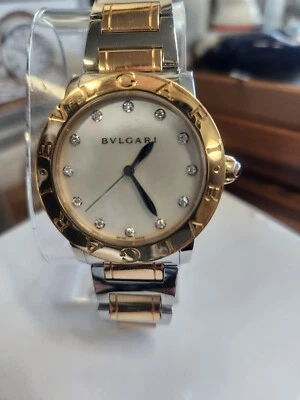 RELÓGIO AUTOMÁTICO MASCULINO BVLGARI de dois tons  - Imagem 1 de 4