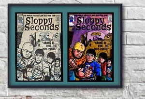 FANTASTIC 4 #45 ORIGINAL COMIC ART  jack kirby homage  punk band sloppy seconds - Picture 1 of 8