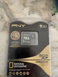 PNY 1 GB SD Premium Cell Phone Memory Card P-SDU1GB-FS New 1GB SD card - Picture 1 of 2