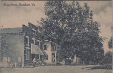 Shoreham, VT: View Of Main Street, Addison County - Vintage Vermont Postcard