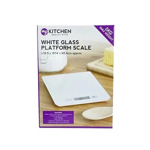 The Range weiße elektronische Küchenwaage 19,5 cm Breite 45 g - Bild 1 von 1