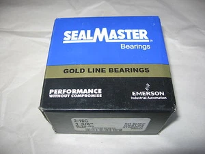 SealMaster 2-16C Bearing Insert 1-3/8" Bore Gold Line- New Sealed in Factory Box - Picture 1 of 4
