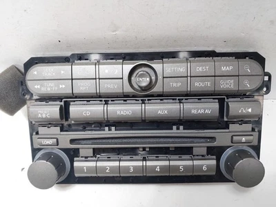 2004-2007 Nissan Armada QX56 NAVIGATION RADIO Dash Radio Controls Switch - Image 1 of 4