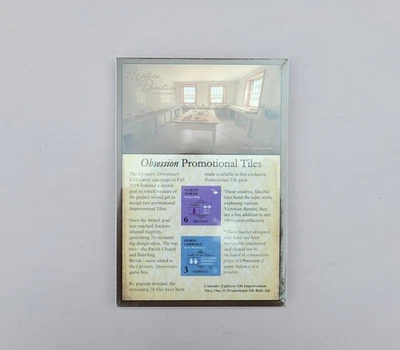 Obsession Board Game Promotional Expansion Tiles - Kayenta Games - New - Image 1 of 3