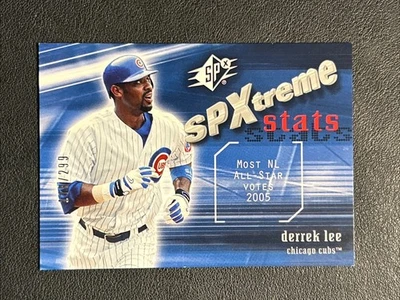 2005 SPx DERREK LEE SPXtreme Stats #'d 178/299 #DL - Image 1 of 2