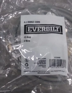 EVERBILT 4 piedi Cavo portata 40 Amp 3 fili - Foto 1 di 2