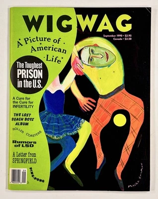 1990 WIGWAG groundbreaking lit magazine SOUSA JAMBA Gina Kolata SVEN BIRKERTS  - Image 1 of 4