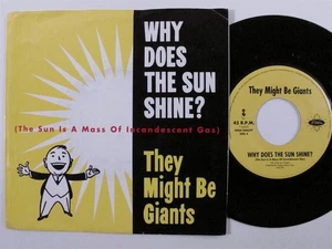 Rock 45 THEY MIGHT BE GIANTS Why Does The Sun Shine? ELEKTRA VG++/NM HEAR i - Picture 1 of 2