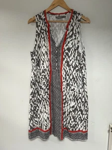 SANDWICH GORGEOUS PURE COTTON ANIMAL PRINT DRESS UK SIZE 14 Eu42 IMMACULATE - Picture 1 of 8