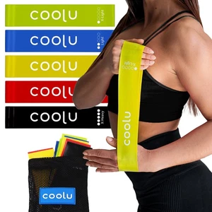 Mini Resistance Loop Band - Set di 5 Fasce Allenamento Elasticizzanti per Lavoro a Casa... - Foto 1 di 6