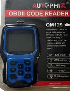AUTOPHIX OM129 OBD2 Scanner Battery Test Code Reader 2-IN-1 Car Diagnostic Tool - Bild 1 von 4