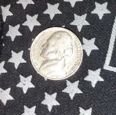 1966 No Mint Mark Jefferson Nickel Lettering Errors - Image 1 of 3