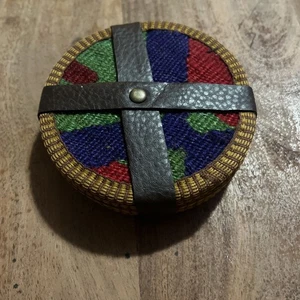 Kilim Set Sottobicchieri in Tessuto - 6, Autentico Kilim Turco,l - Con Passo/Supporto 4,5" - Foto 1 di 5