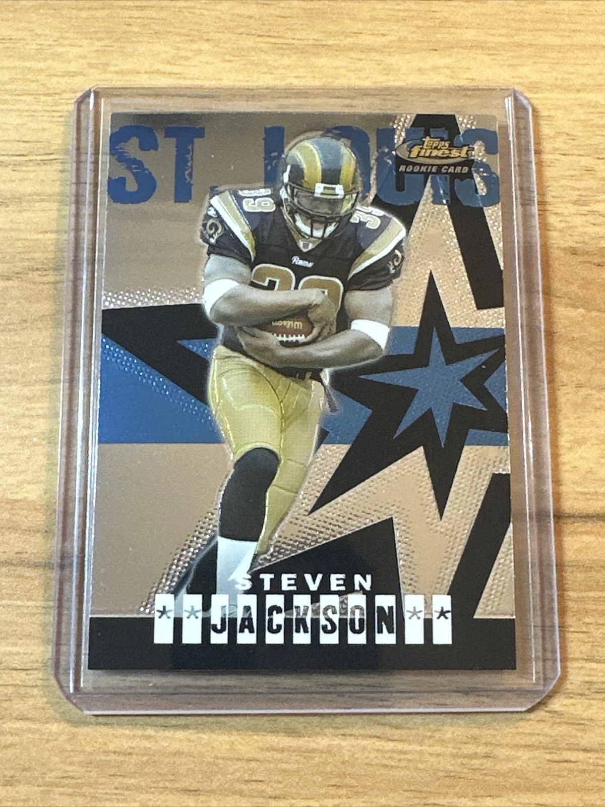 Steven Jackson 2004 Topps Finest Rookie Card #84 St. Louis Rams