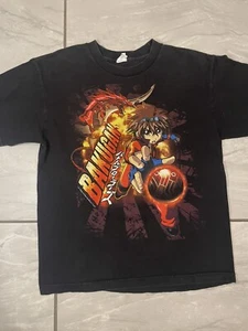 Vintage Y2K Bakugan Battle Brawlers Anime Cartoon T-shirt Size Youth XL Sega - Picture 1 of 6