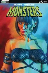 MARK SPEARS MONSTRUOS #5 CUBIERTA E CHICA CON TATUAJE DE SERPIENTE KEENSPOT SEXY 060425 - Imagen 1 de 2