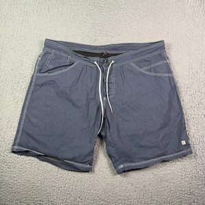 Fendi Swim Trunks Shorts Mens 52 Blue Lined Drawstring Board Hybrid Italy - Picture 1 of 14