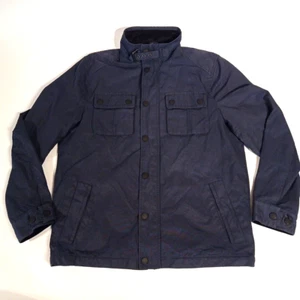 Howick VI Coat Jacket Mens Large Navy Blue Zip Outdoor Casual - Picture 1 of 18