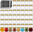 48 PCS Frascos de miel con tapas vidrio Frascos pequenos 1.5 Oz para hacer vela