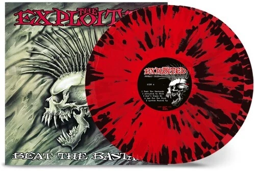 Beat the Bastards-Trans RED & Black Splatter by Exploited (Record, 2024)