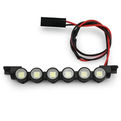 White LED Roof Light Upgrade Parts for 1/18 Traxxas TRX4-M RC Crawler Car - Image 1 of 4