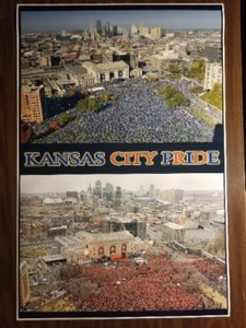 Kansas City Royals World Series and Chiefs Superbowl Victory Parades Poster - Picture 1 of 1