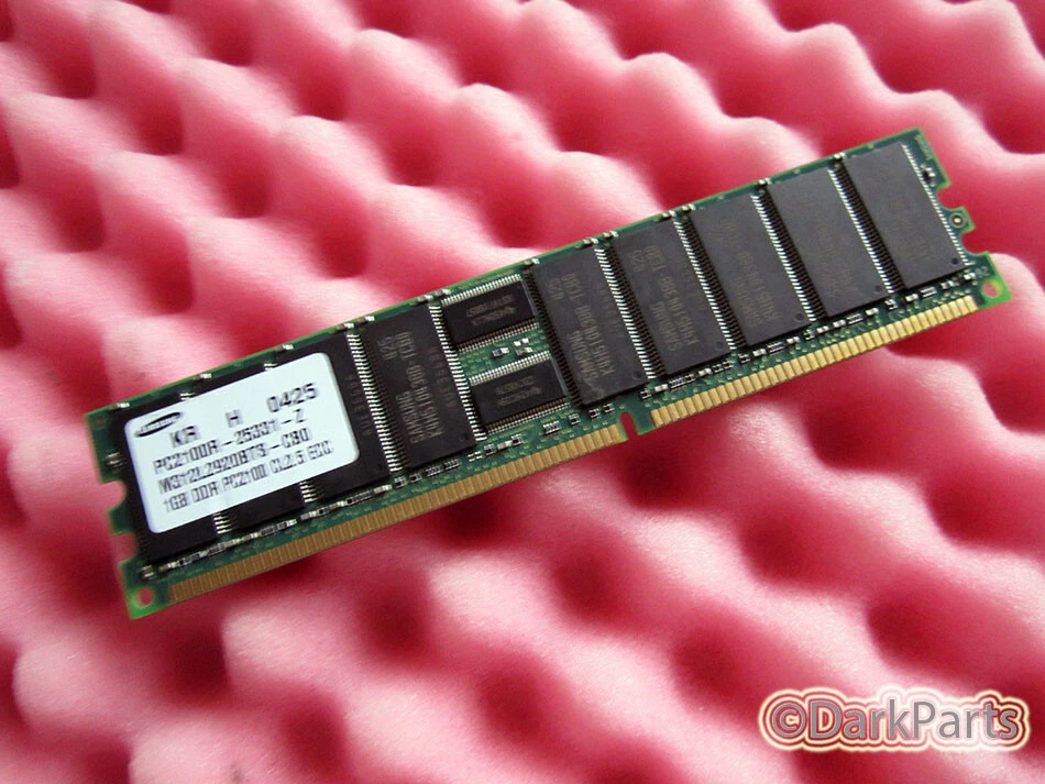 Dell PowerEdge 2650 Memory Ram 1GB Samsung M312L2920BTS-CB0 PC2100R - Image 1 of 1