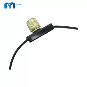 NUOVO 500W 1-2-3 Gear ZE-256 Lampada dimmer rotante interruttore lampada ottone 500W - Foto 1 di 5