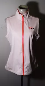 Chaleco de golf UNDER ARMOUR beige cremallera completa talla L - Imagen 1 de 6