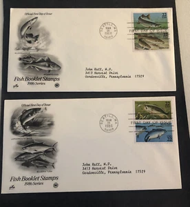 Colección de cubiertas de EE. UU. folleto de pesca de los primeros días con dirección S15b - Imagen 1 de 10