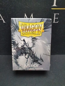 Dragon Shield - 100 Standardgröße Kartenhüllen Gerechtigkeit - Dual matt (Brandneu) - Bild 1 von 3