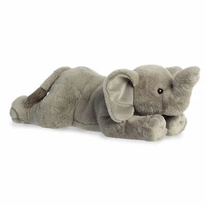 Aurora - Super Flopsie - 28" Elefante Acurrucado Peluche - Imagen 1 de 4