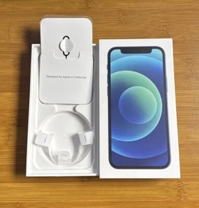 NUR VERPACKUNG für Apple iPhone 12 mini blau 128GB mit Einlagen - Bild 1 von 6